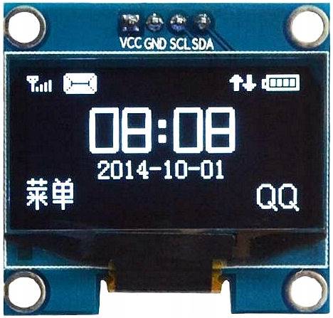 WYŚWIETLACZ OLED 0,96 BIAŁY I2C