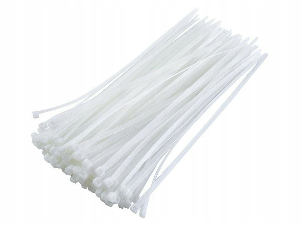 OPASKI ZACISKOWE KABLOWE 3mm x 100 TRYTKI TRYTYTKI 1000 SZTUK BIAŁE