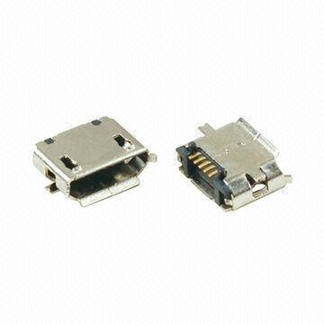 2szt. GNIAZDO MICRO USB TYPU B DO MONTAŻU SMD