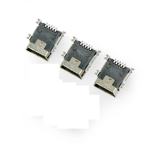 2szt. GNIAZDO MINI USB TYPU B 5PIN DO MONTAŻU SMD