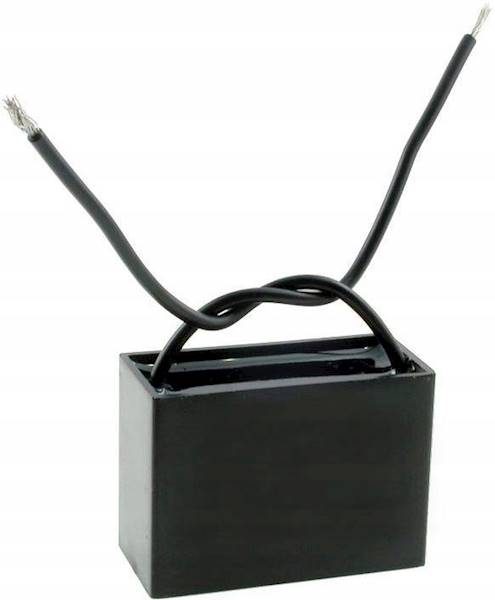 KONDENSATOR ROZRUCHOWY 5UF 450VAC Z PRZEWODAMI CBB61