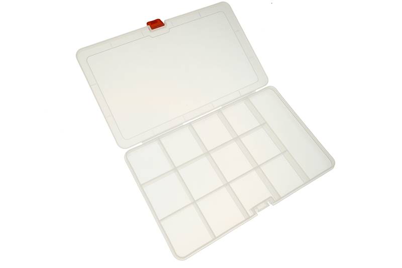 ORGANIZER PLASTIKOWY BOX RFID 208x125x16mm 13 PRZEGRÓDEK