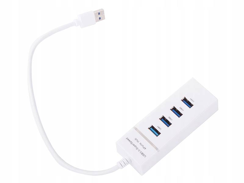 HUB USB ROZDZIELACZ NA 4 PORTY ROZGAŁĘŹNIK USB 3.0
