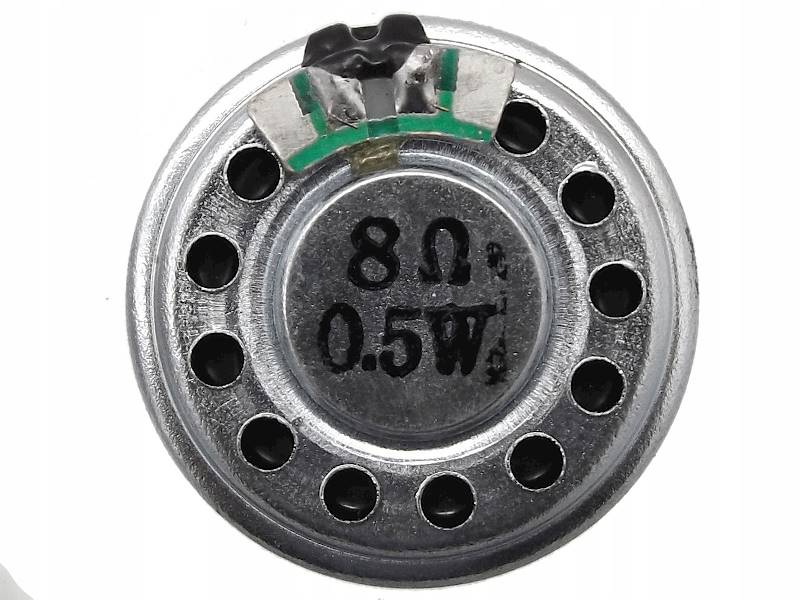 MINI GŁOŚNIK 27mm 0,5W 8ohm 