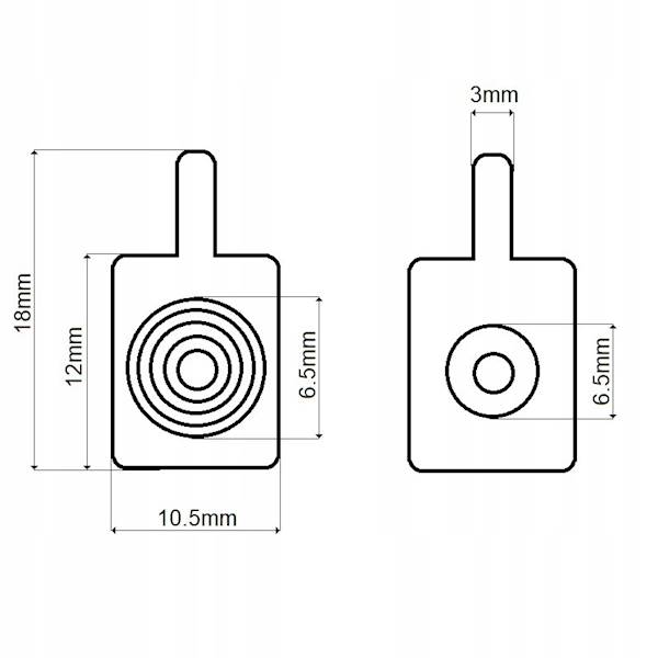 2szt. STYK BATERII BLASZKA SPRĘŻYNKA 10,5X12MM R6 AA KOMPLET