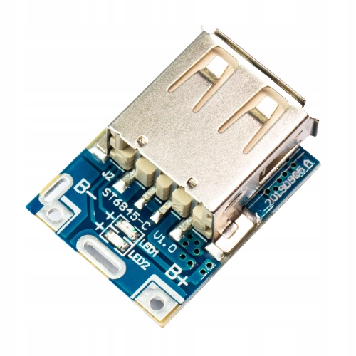 ŁADOWARKA OGNIW 18650 Z PRZETWORNICĄ STEP UP 134N3P ARDUINO USB C