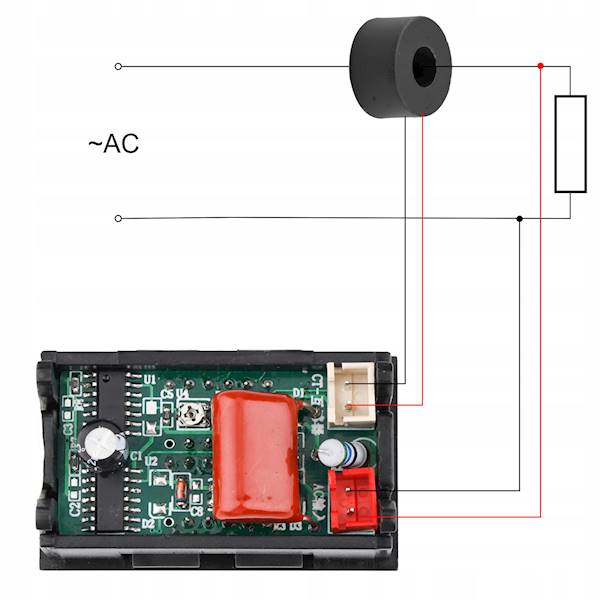 WOLTOMIERZ AMPEROMIERZ LED CYFROWY 600V AC 100A