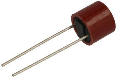 5szt. BEZPIECZNIK KUBKOWY 2,5A 250VAC R=5,08mm  ZWŁOCZNY