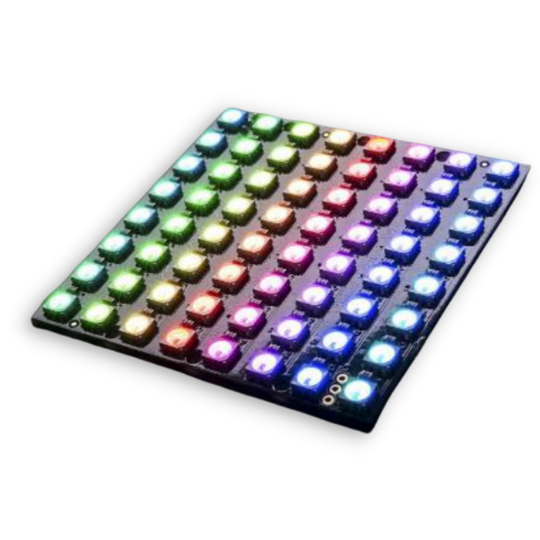 MODUŁ MATRYCY RGB OŚWIETLENIE 64 LED 8X8 MODUŁ WS2812B 5050