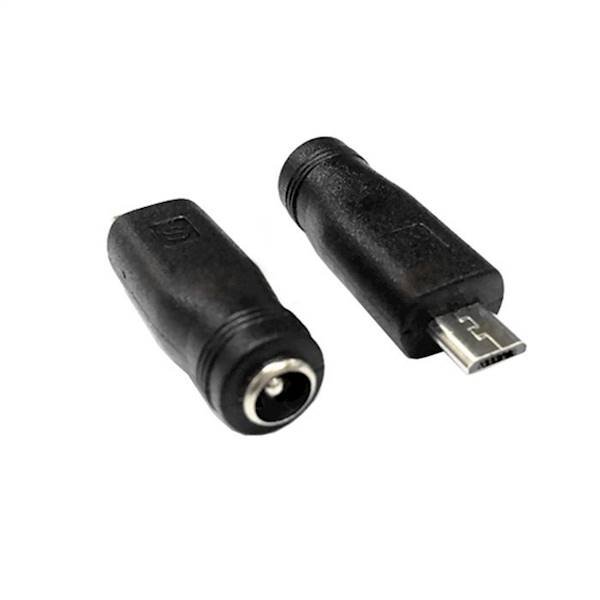 ADAPTER DC WTYK MICRO USB - GNIAZDO DC 2,1 / 5,5