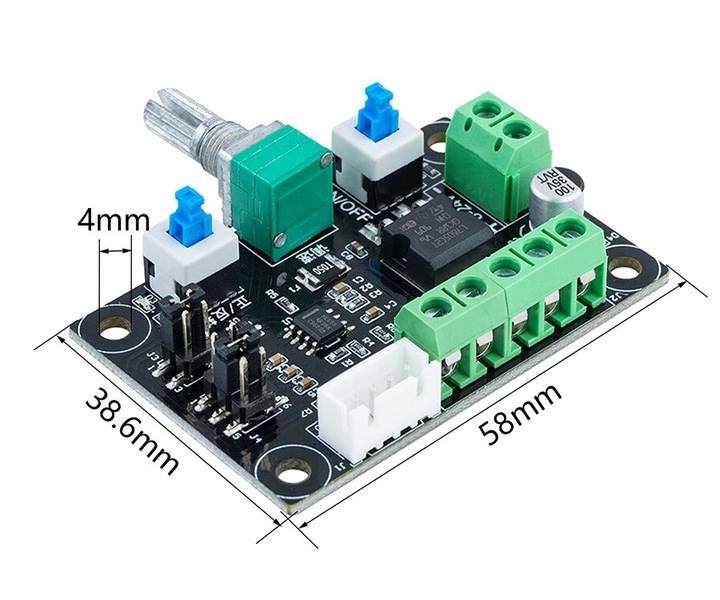 REGULATOR OBROTÓW SILNIKA KROKOWEGO MKS OSC