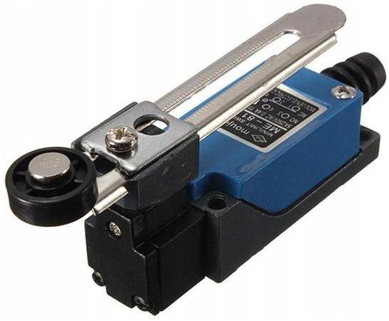WYŁĄCZNIK KRAŃCOWY ME-8108 REGULOWANA DŹWIGNIA Z ROLKĄ