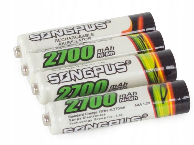 BATERIA AKUMULATORKI AAA R3 1,2V 2700MAH BLISTER