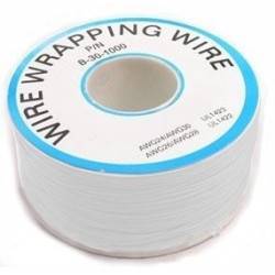 PRZEWÓD TYPU KYNAR BIAŁY ROLKA 200 METRÓW 30AWG Wire Wrapping
