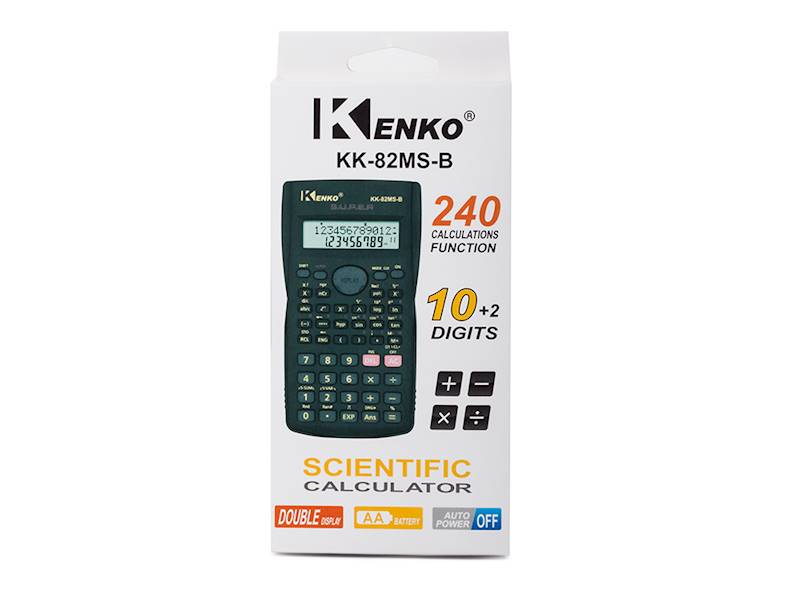 KALKULATOR NAUKOWY MATEMATYCZNY BIUROWY SZKOLNY 240 FUNKCJI KENKO KK-82MS