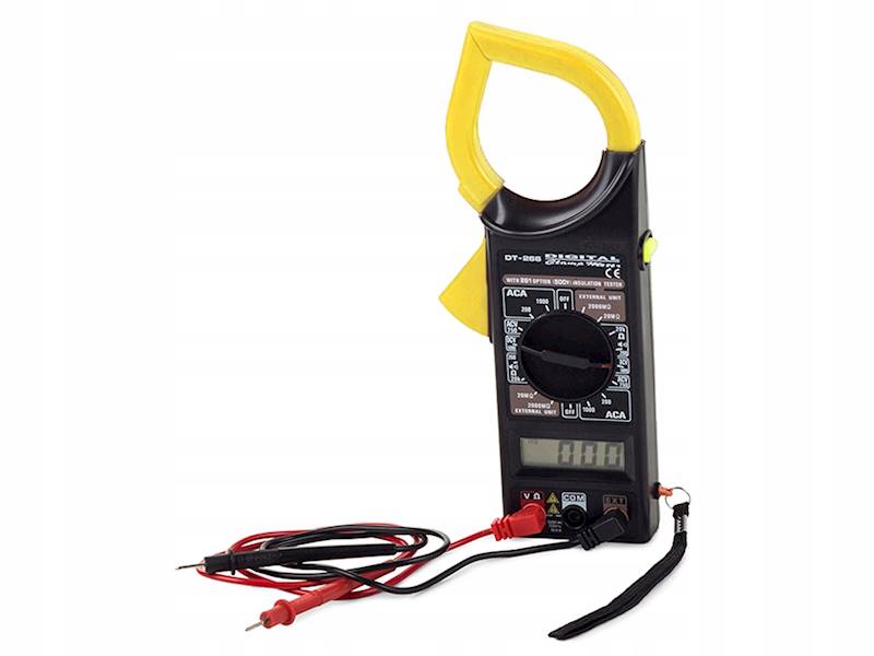 MIERNIK MULTIMETR CĘGOWY CYFROWY ELEKTRONICZNY LCD DT266
