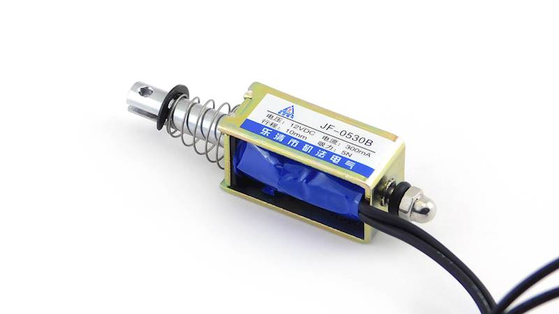 ELEKTROMAGNES CIĄGNĄCY JF-0530B 12V