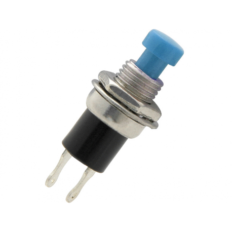 PRZYCISK NIEBIESKI 1A 250V PBS-110 OFF-ON MONOSTABILNY