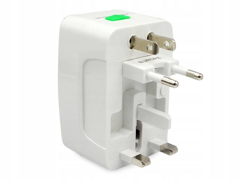 PRZEJŚCIÓWKA ADAPTER UNIWERSALNA WTYCZKA ŚWIAT