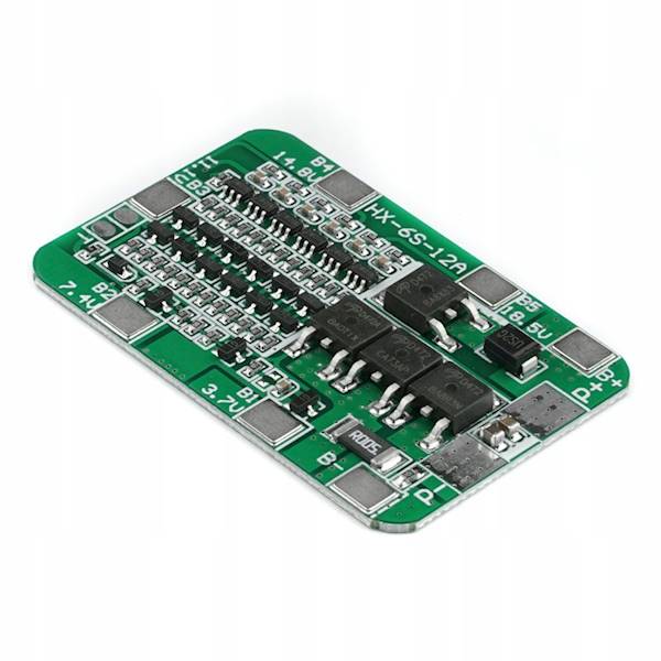 MODUŁ ŁADOWANIA I OCHRONY OGNIW BMS 6S 25,5V 15A