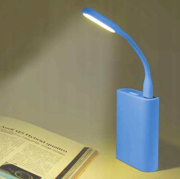LAMPKA SILIKONOWA ELASTYCZNA USB DO LAPTOPA NOTEBOOKA KOMPUTERA 6 LED MOCNA