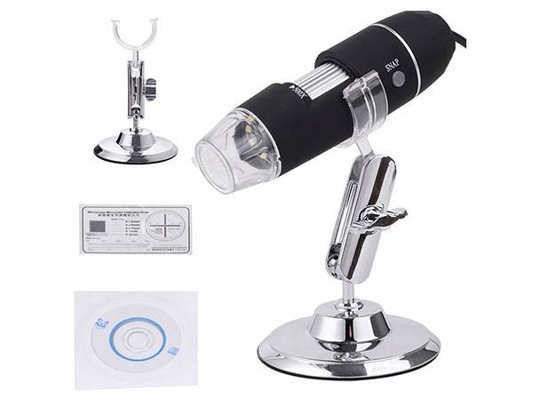 MIKROSKOP CYFROWY USB 8 LED SMD 1000x LUPA ZOOM