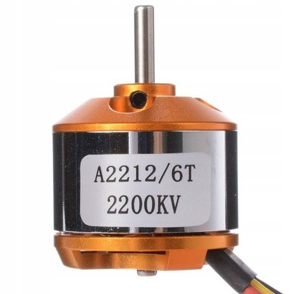 SILNIK SILNICZEK A2212 KV2200 2S-3S 195W CIĄG 650 GRAM