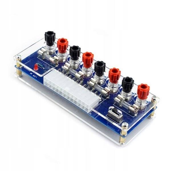 MODUŁ ZASILACZA ATX - XH-M229 - ADAPTER DO ZASILACZA KOMPUTEROWEGO ATX + OBUDOWA AKRYLOWA