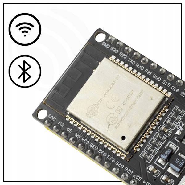 ESP-32S ESP-WROOM-32 ESP32 WiFi + Bluetooth NodeMCU 38-pin IoT DevKit