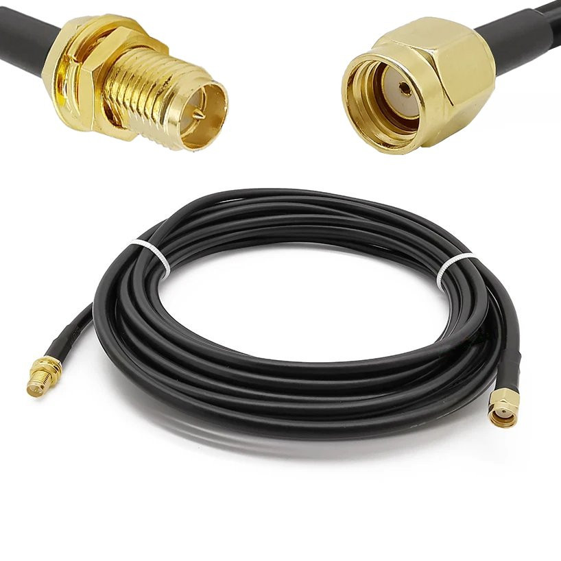 PRZEDŁUŻACZ  PR-SMA ANTEN WiFi LTE GSM KABEL 2m