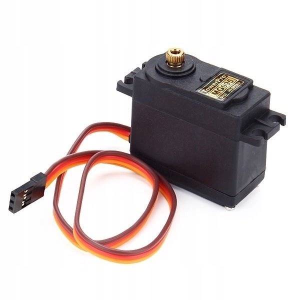 Serwo Serwomechanizm MG995 13 kg – TowerPro, Metalowe Zębatki + Orczyki