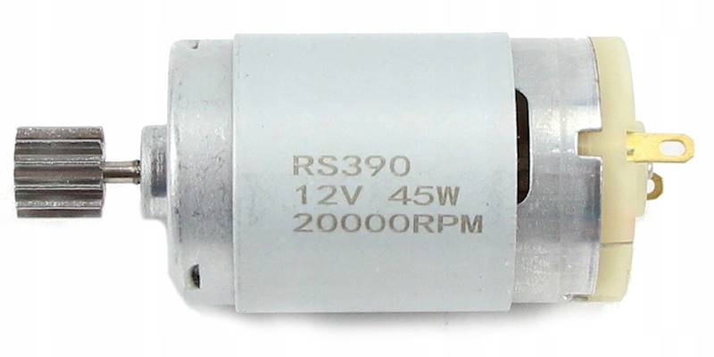 SILNIK SILNICZEK RS390 12V 45W 20000RPM