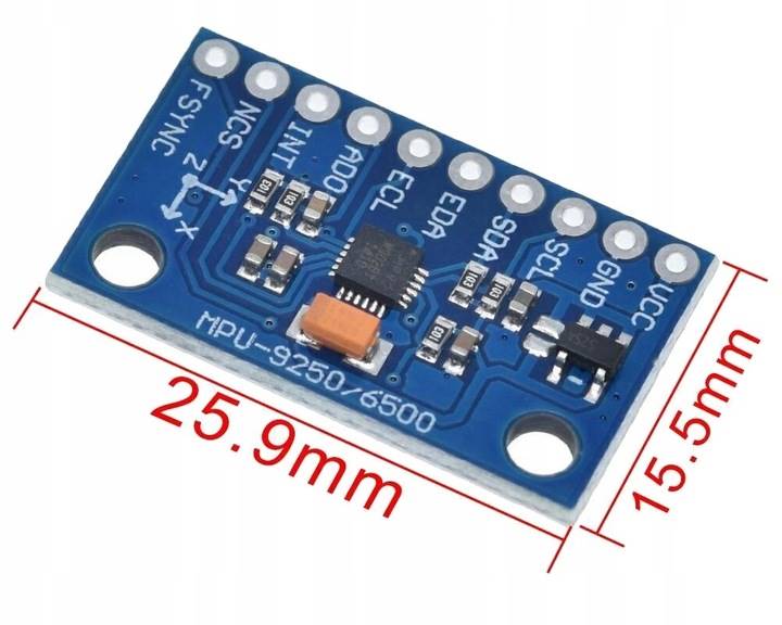 Moduł 9 osiowy MPU-9250 GY-9250 9-DOF Arduino