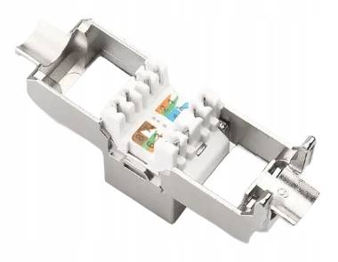 GNIAZDO KEYSTONE RJ45 UTP CAT 6A - GNIAZDO BEZNARZĘDZIOWE LAN UTP
