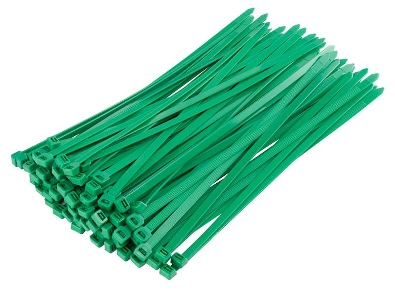 OPASKI ZACISKOWE TRYTYTKI 3x100 1000 SZTUK ZIELONE