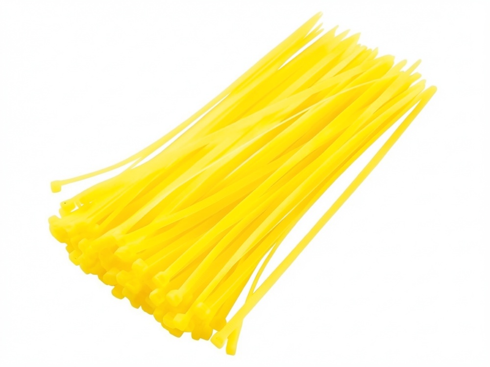 OPASKI ZACISKOWE KABLOWE 3mm x 100 TRYTKI TRYTYTKI 1000 SZTUK ŻÓŁTE