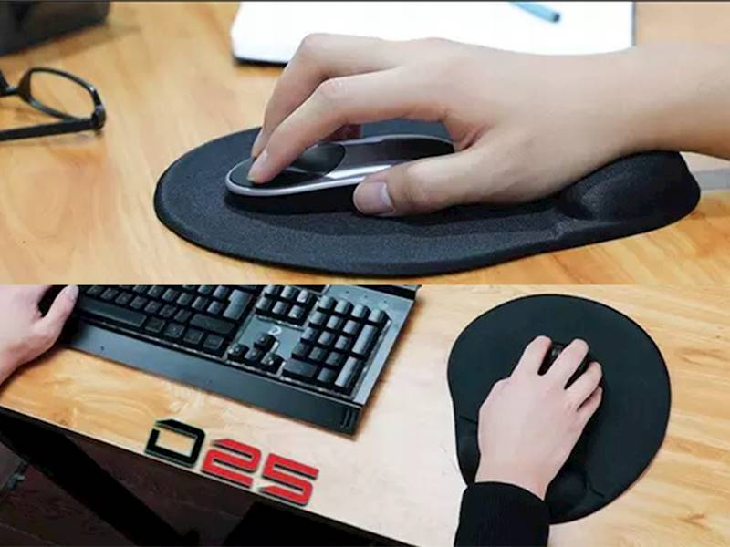 PODKŁADKA POD MYSZ MYSZKĘ POD NADGARSTEK ERGONOMICZNA ŻELOWA MEMORY