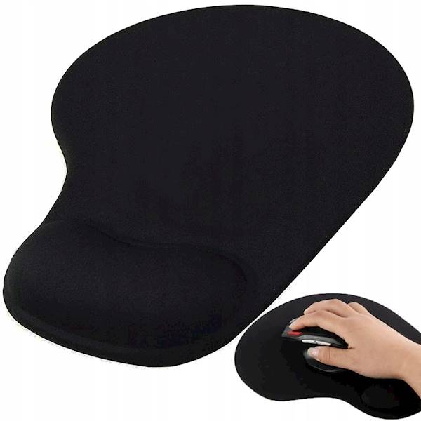 PODKŁADKA POD MYSZ MYSZKĘ POD NADGARSTEK ERGONOMICZNA ŻELOWA MEMORY