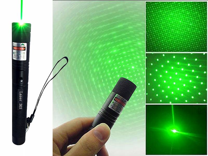 WSKAŹNIK LASEROWY LASER ZIELONY PUNKTOWY MOCNY AKUMULATOR ŁADOWARKA 4w1