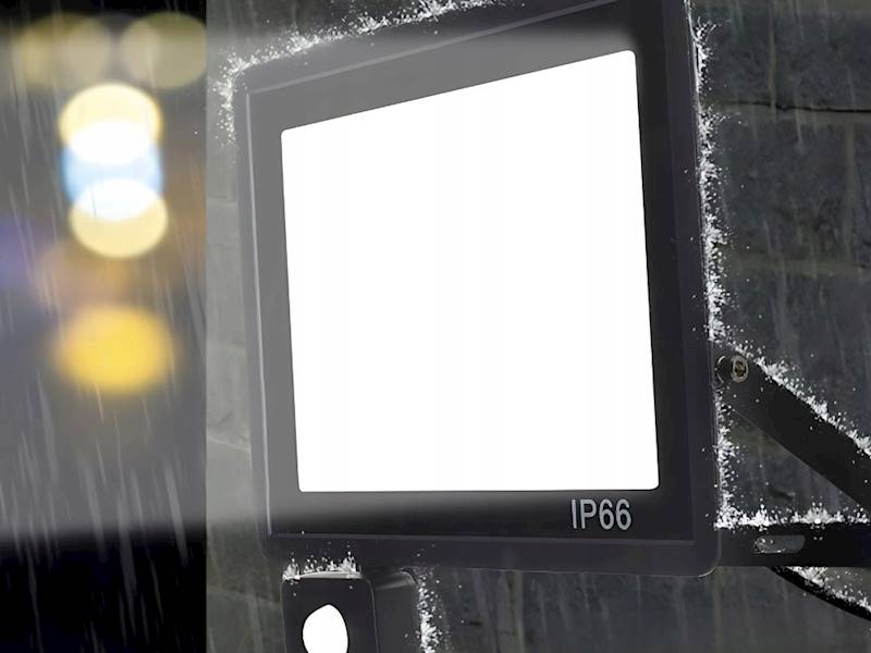 HALOGEN NAŚWIETLACZ REFLEKTOR LED 10W 6000K Z CZUJNIK RUCHU ZMIERZCHU IP66