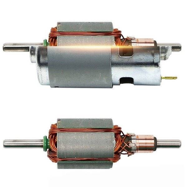 SILNIK SZCZOTKOWY DC 12-24V - 775 - OŚ 5MM - 20000RPM - PODWÓJNE ŁOŻYSKO