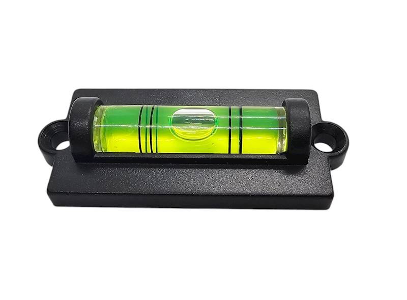 MINI POZIOMICA LIBELLA RURKOWA PRZYKRĘCANA 25x60mm Z MAGNESEM 
