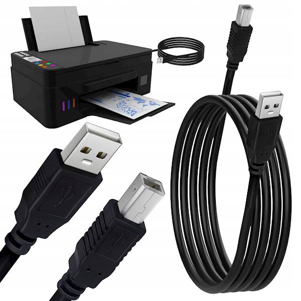PRZEWÓD KABEL DO DRUKARKI SKANERA USB A - USB B 1,5m