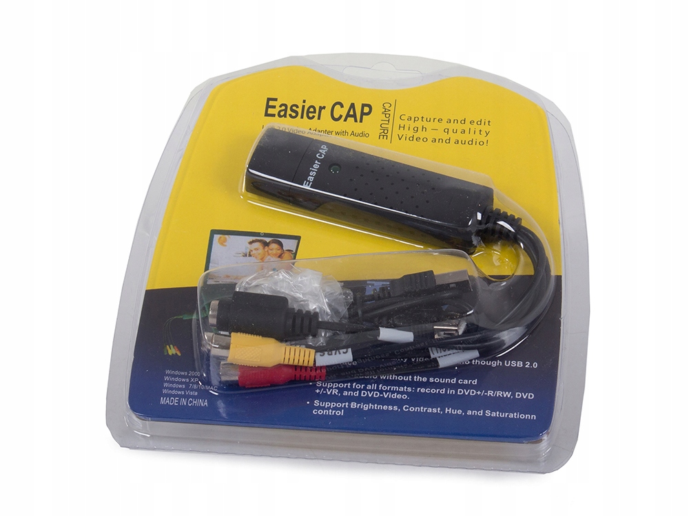 ZGRYWANIE SYGNAŁU VHS NA PC USB VIDEO GRABBER AV