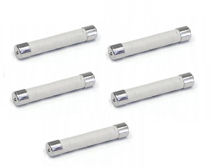 5szt. BEZPIECZNIK TOPIKOWY CERAMICZNY SZYBKI 1A 6x30mm