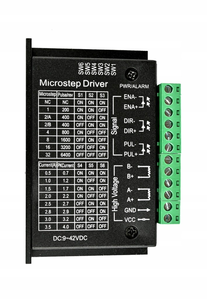 STEROWNIK SILNIKA KROKOWEGO TB6600 CNC MACH TOSHIBA TB67S109AFTG