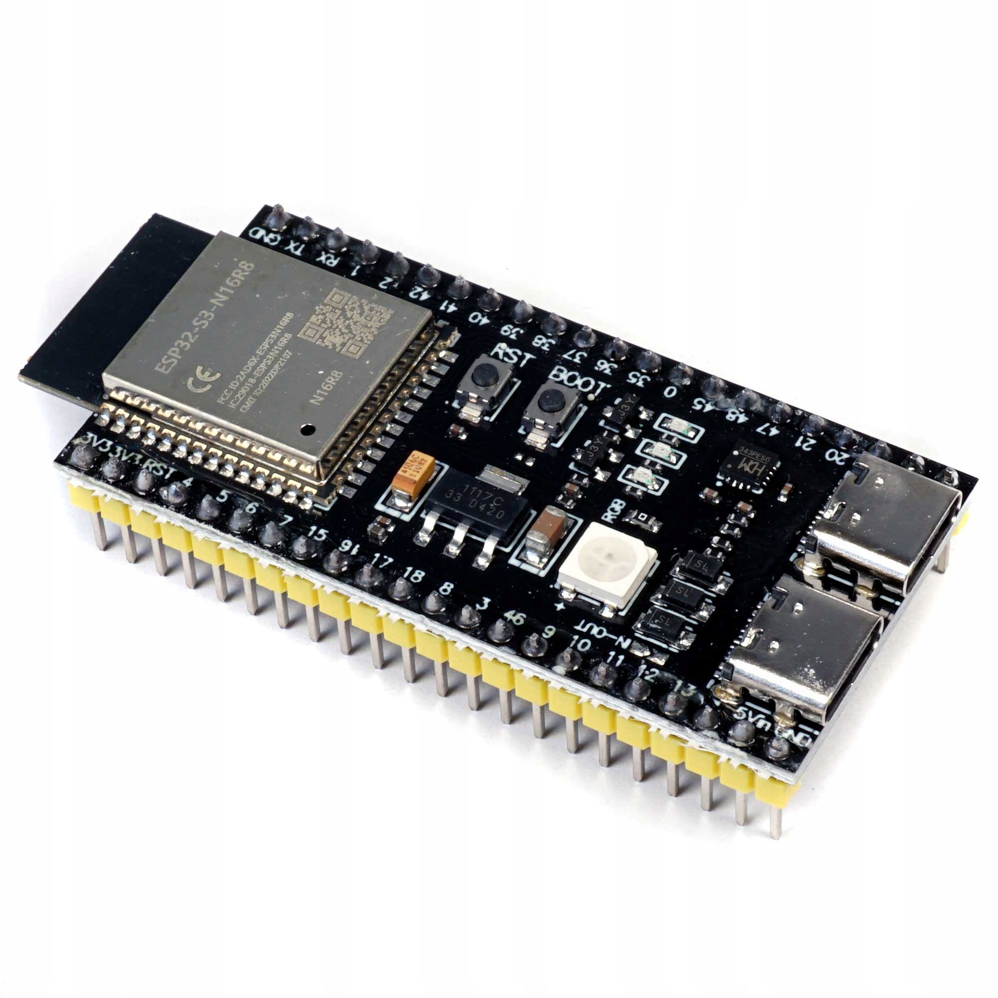 Moduł ESP32-S3 DevKitC-1 WROOM-1 N16R8 16MB FLASH WiFi Bluetooth USB-C