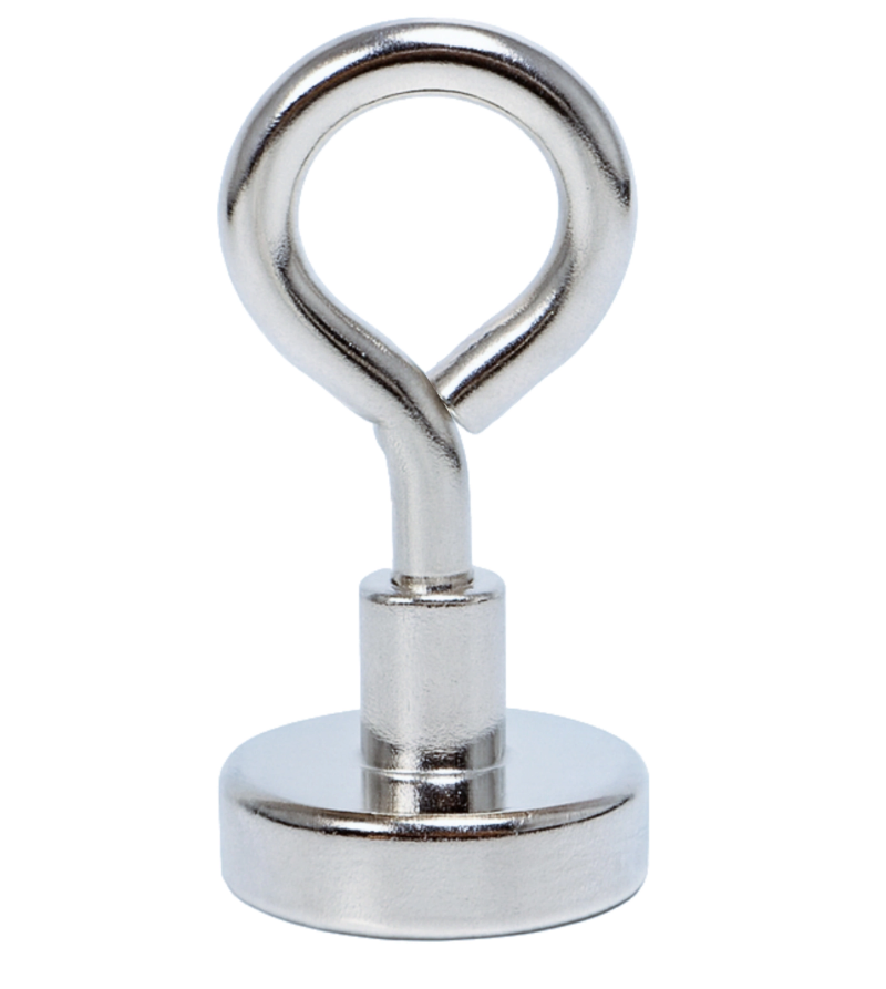NEODYMOWY MAGNES Z HACZYKIEM PEŁNYM - 16x5MM