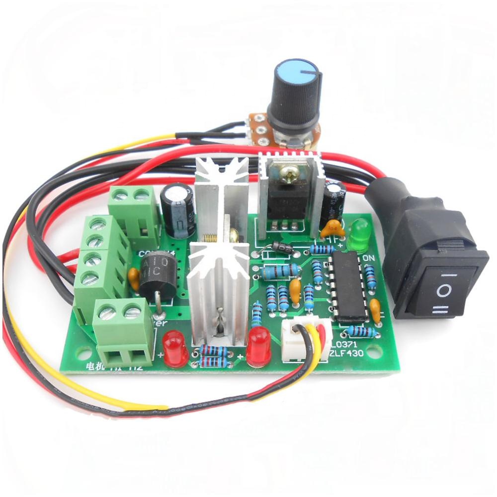 REGULATOR OBROTÓW SILNIKA DC 5A 10-40V Z KIERUNKIEM REWERSEM