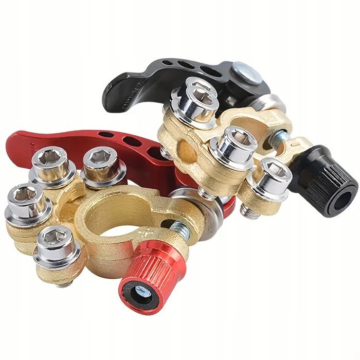 ZESTAW KLEMY DO AKUMULATORA ZACISKI UNIWERSALNE M6